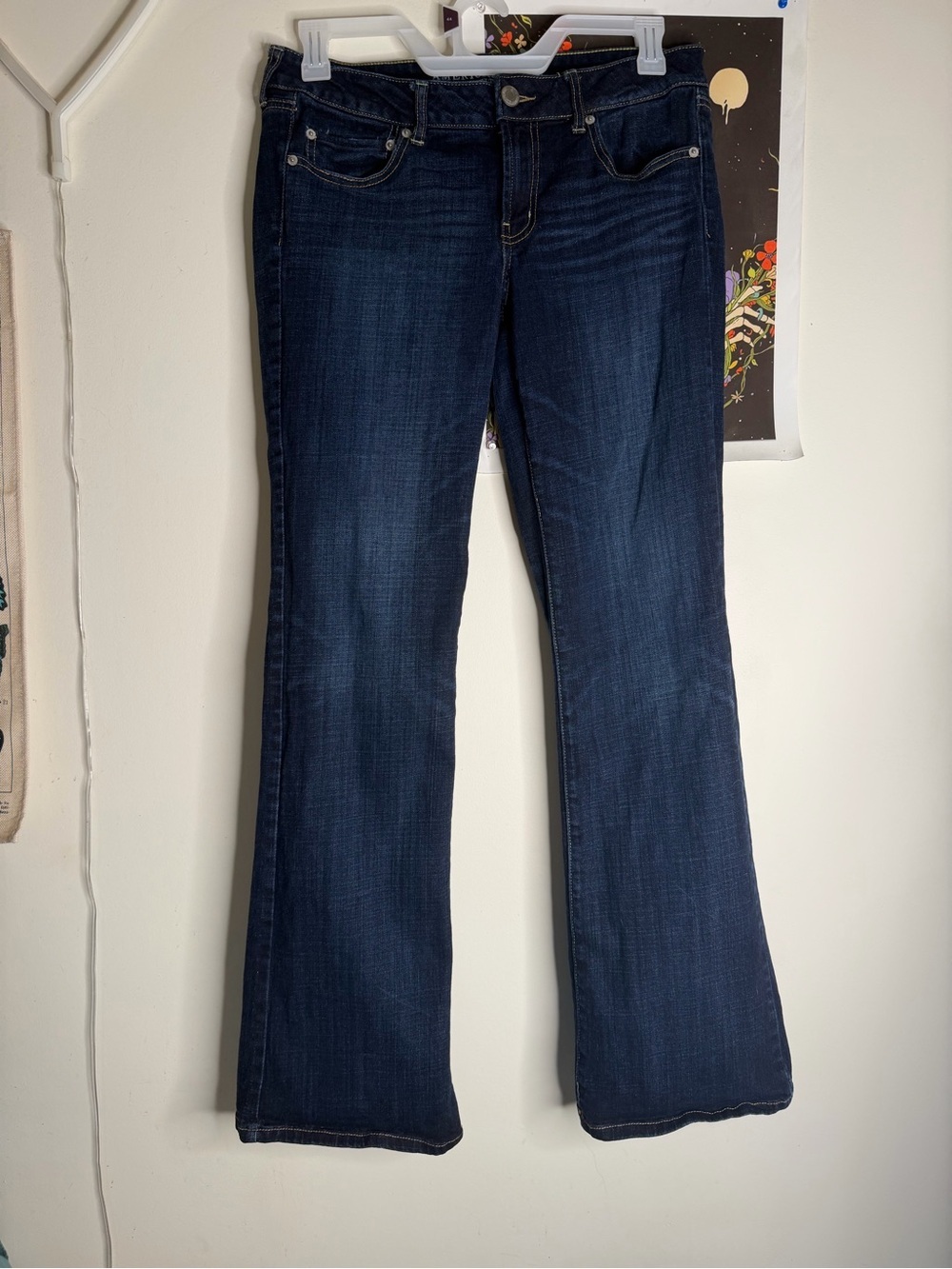 American Eagle Outfitters Dark Blue Flare Jeans